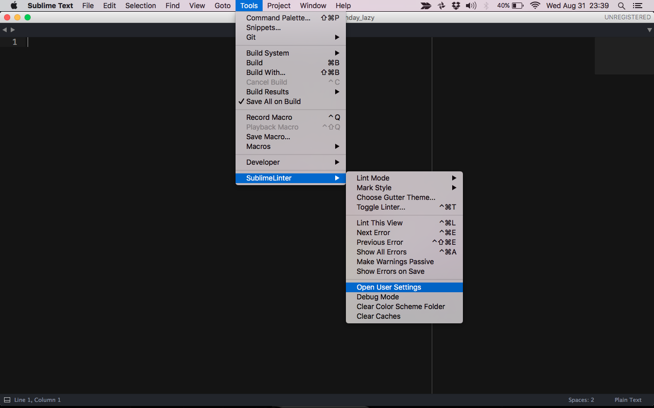 tools-sublime-linter